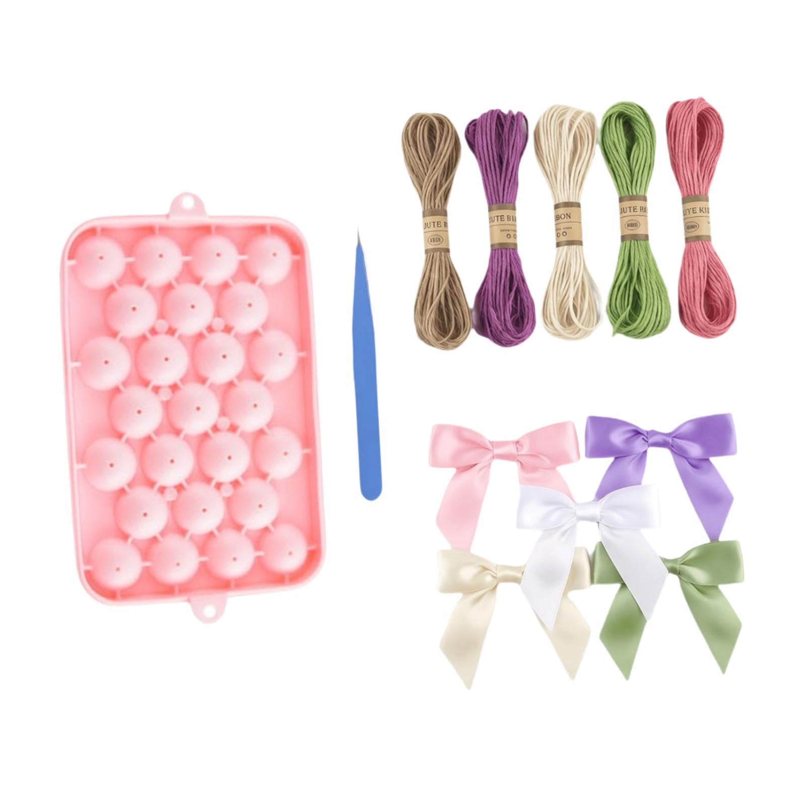 Ojiva® Silicone DIY Soap Making Kit Grape Soap Mould for Soap Home | Premium MaterialsFlexible Silicone Mould Ensures Effortless Release Of Your Soaps Without Sticking. The Jute Twine And Bows-image-47