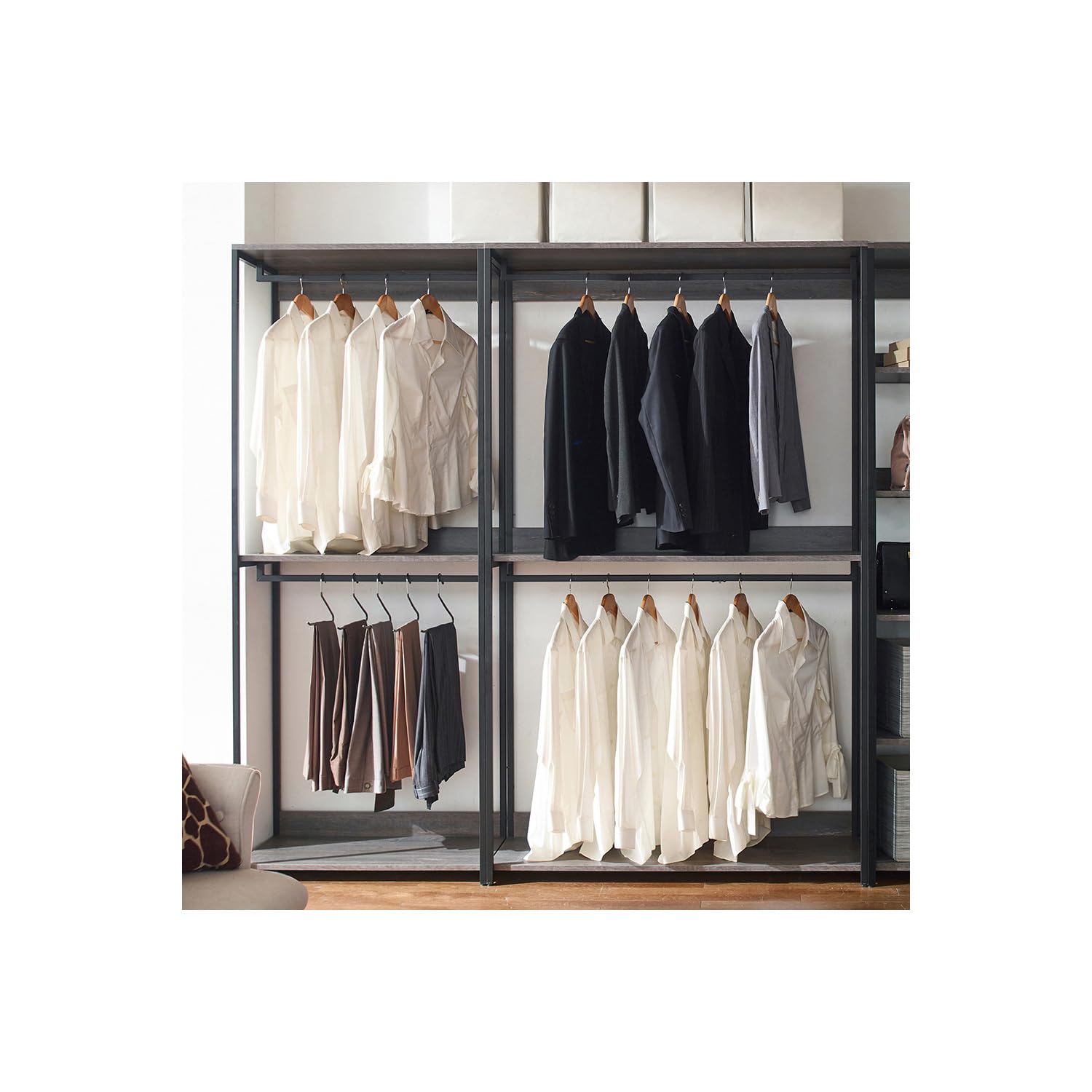 Klair Living Monica Wood Walk-in Closet System