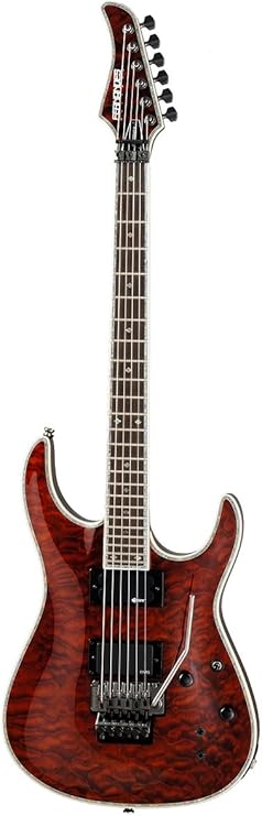 Amazon.com: Guitarra eléctrica Fernandes Revolver Elite - See Through Amber  : Instrumentos Musicales