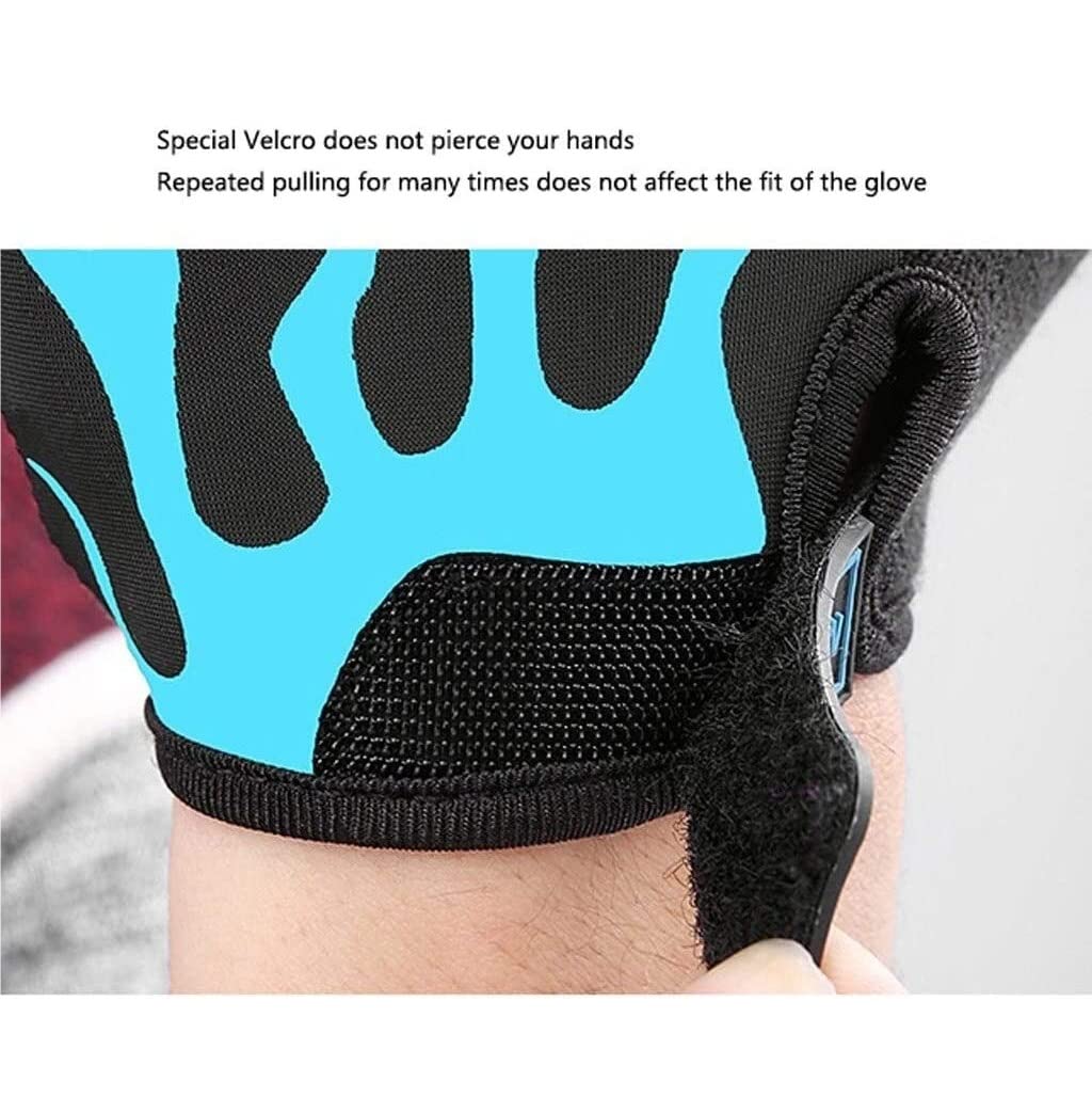 Habrur Guantes Ciclismo Guantes Bicicleta Guantes Bici Guantes De Equitación Antideslizante Camping Senderismo Guantes Gimnasio Fitness Deportes Bicicleta Medio Dedo Guante