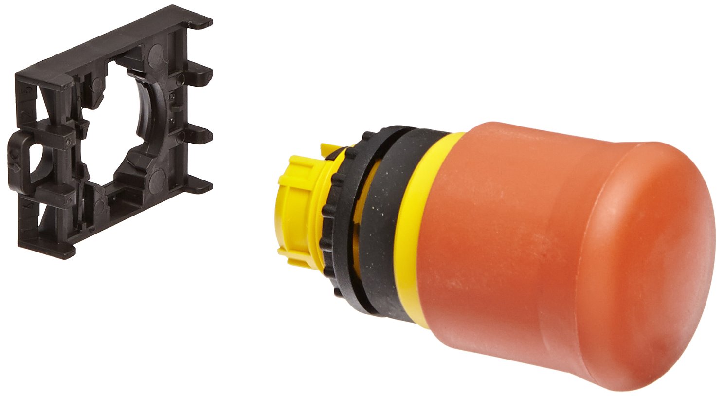 Eaton M22-PV Mushroom Head Pushbutton, 22mm Diameter, Red Actuator, Push-Pull Action