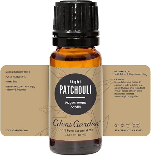 Miniatura 8 de Edens Garden Aceite esencial ligero de pachulí, 100% puro, grado premium, sin diluir, natural, terapéutico, aromaterapia, lo mejor para difusor,