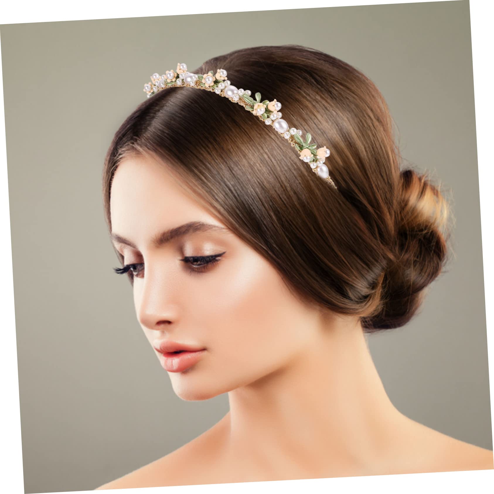 Didiseaon 5pezzi Cerchietto Elegante Fiore Per Sposa e Cerimonie Accessorio Per Con Ghirlanda Di Fiori Per Matrimonio e Feste Per Donne e Ragazze