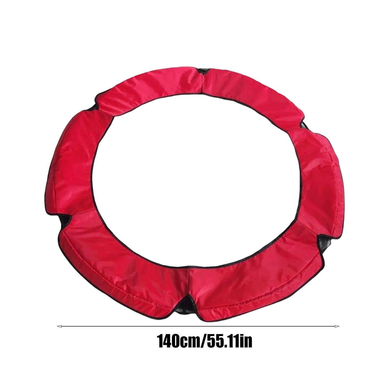 Copertura per trampolino – 140 cm PVC + PE tappeto elastico bordo bordo bordo anti-UV impermeabile resistente agli spugna di sicurezza 1,4 m per bambini adulti giardino