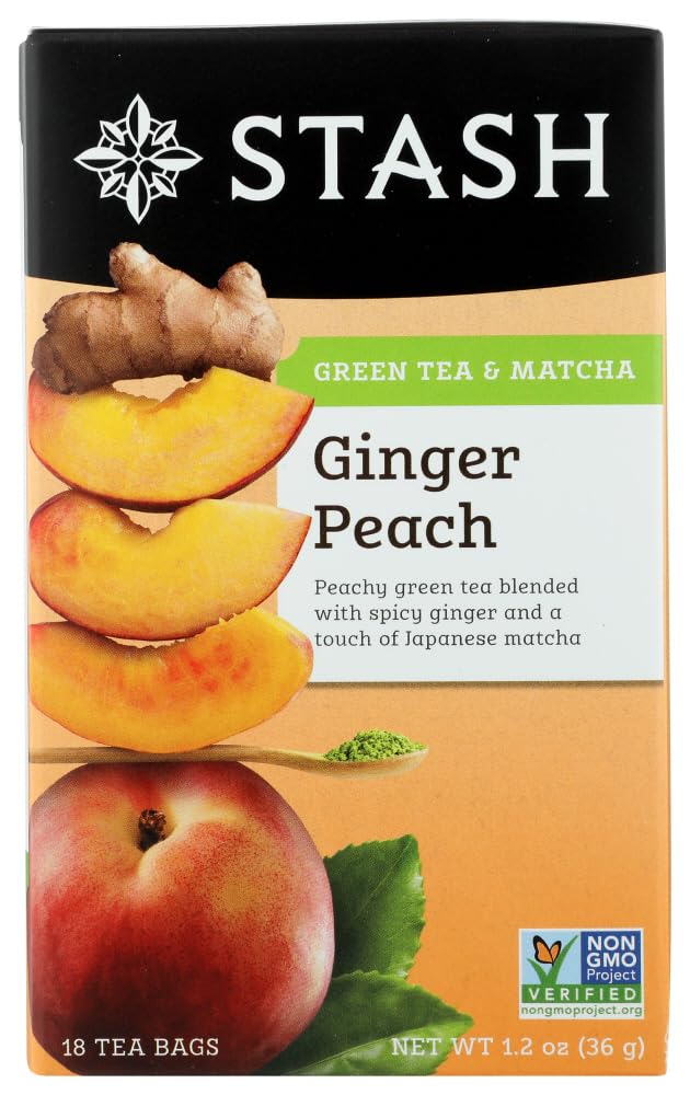 Green Ginger Peach Matcha (Pack of 2)