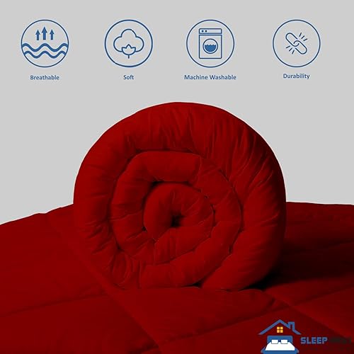 Miniatura 4 de Edredón de plumón de ganso blanco para todas las estaciones, con 4 lengüetas en las esquinas, tamaño RV, 1 pieza, edredón plisado de 500 GSM con