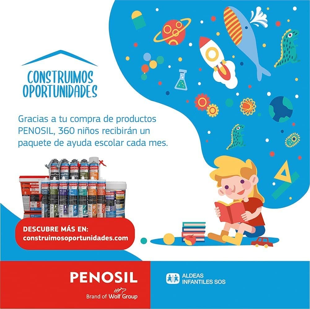 PENOSIL EasyPega - 750 ml, Gris (12 UNIDADES)