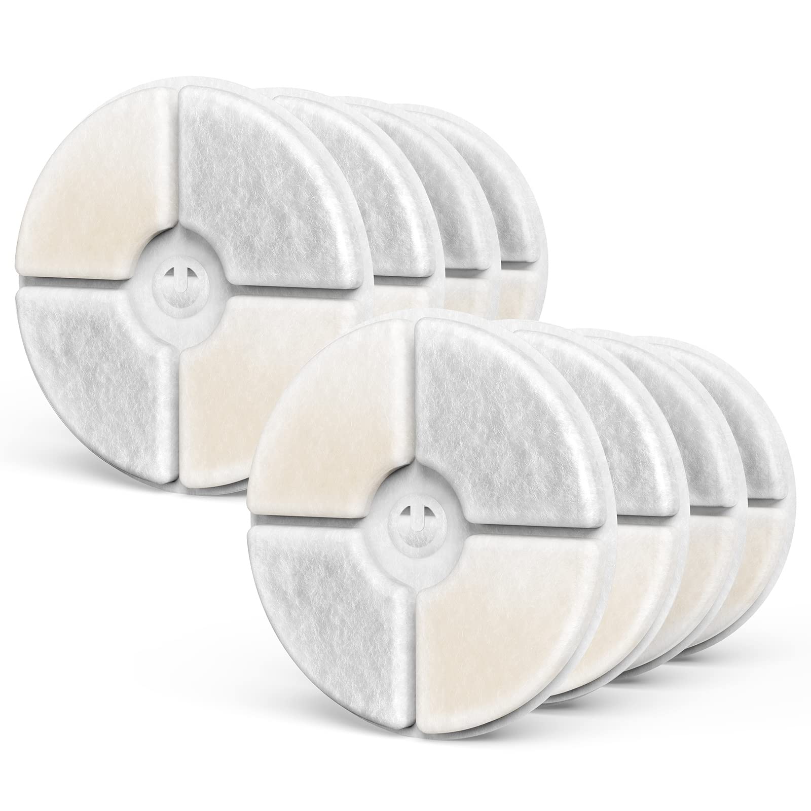 8 Pack Cat Water Fountain Filter Replacement Unit3.0 Filters Compatible with Sweet 2s/3/3Pro Solo SE PET Fountains NEUCOMBBT