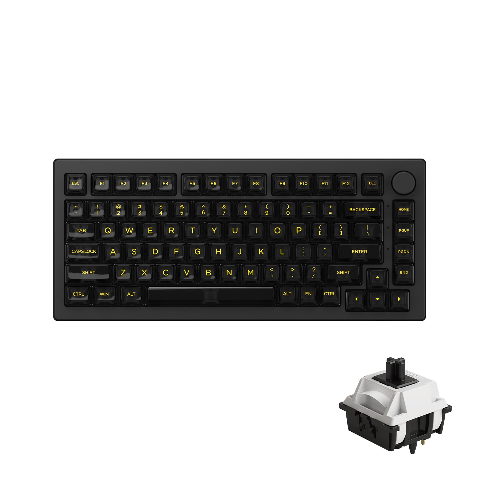 Amazon.com: Akko 5075B Plus Mechanical Keyboard 75% RGB Hot