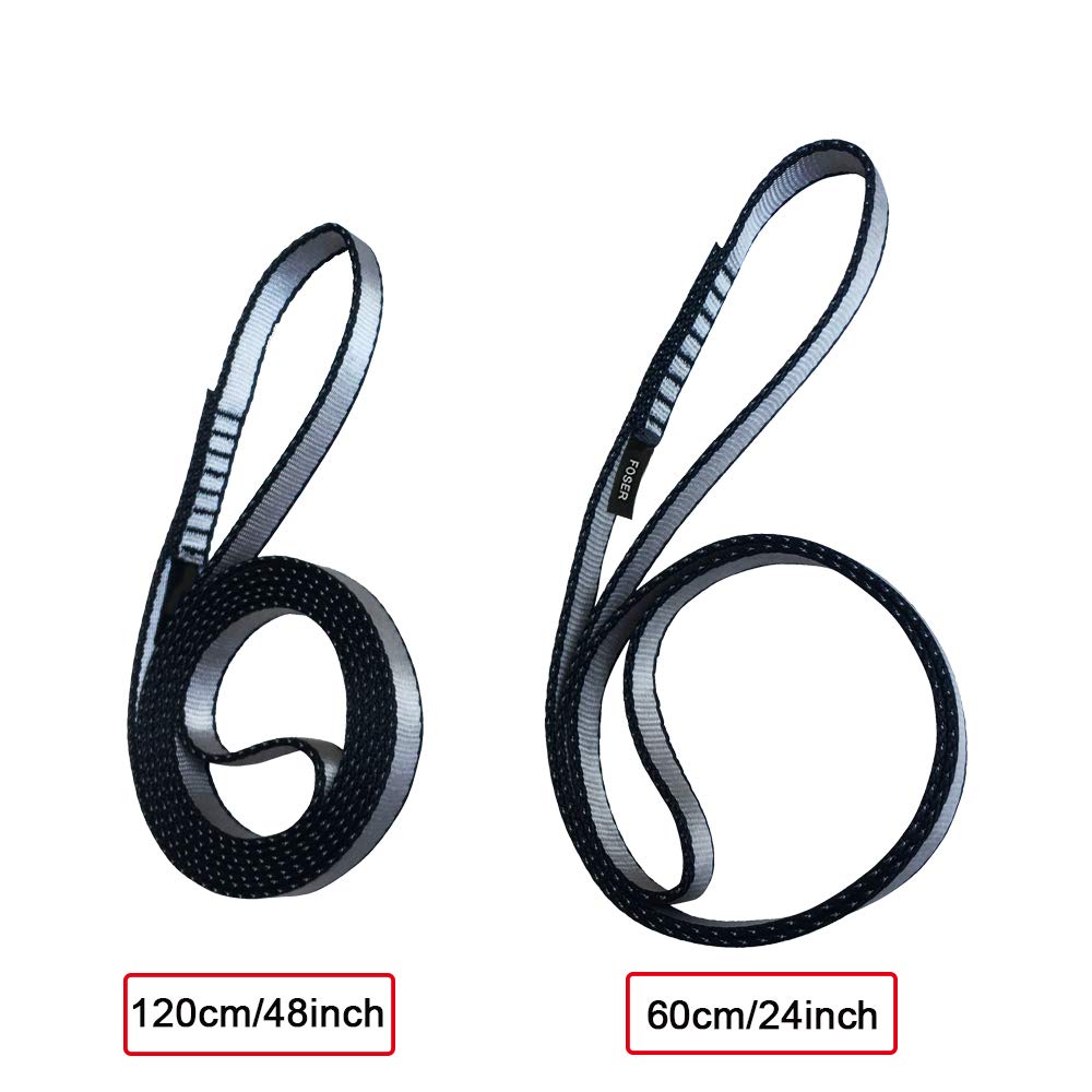 FOSER 18mm Nylon climbing sling Runner, 23KN Nylon Rope,Apply to Rock Climbing, Mountaineering, Hiking, Downhill - Image 4