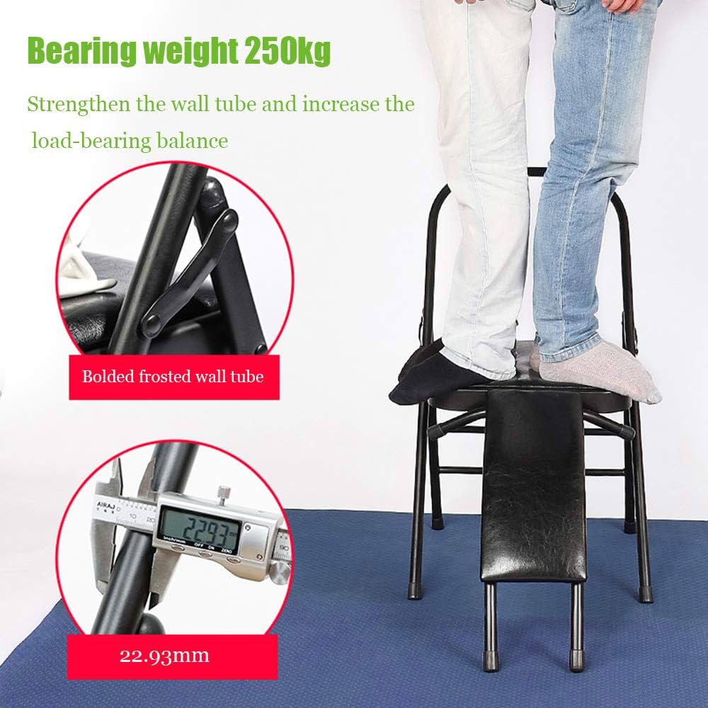 人間椅子 激レア非売品グッズ お題目立て Amazon | 逆立ち椅子 多機能 家庭用倒立装置 家庭用ヨガヘッド