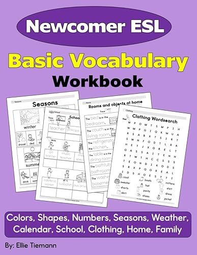 ESL Vocabulary Workbook: Newcomer Basic English (Newcomer ESL Workbooks)