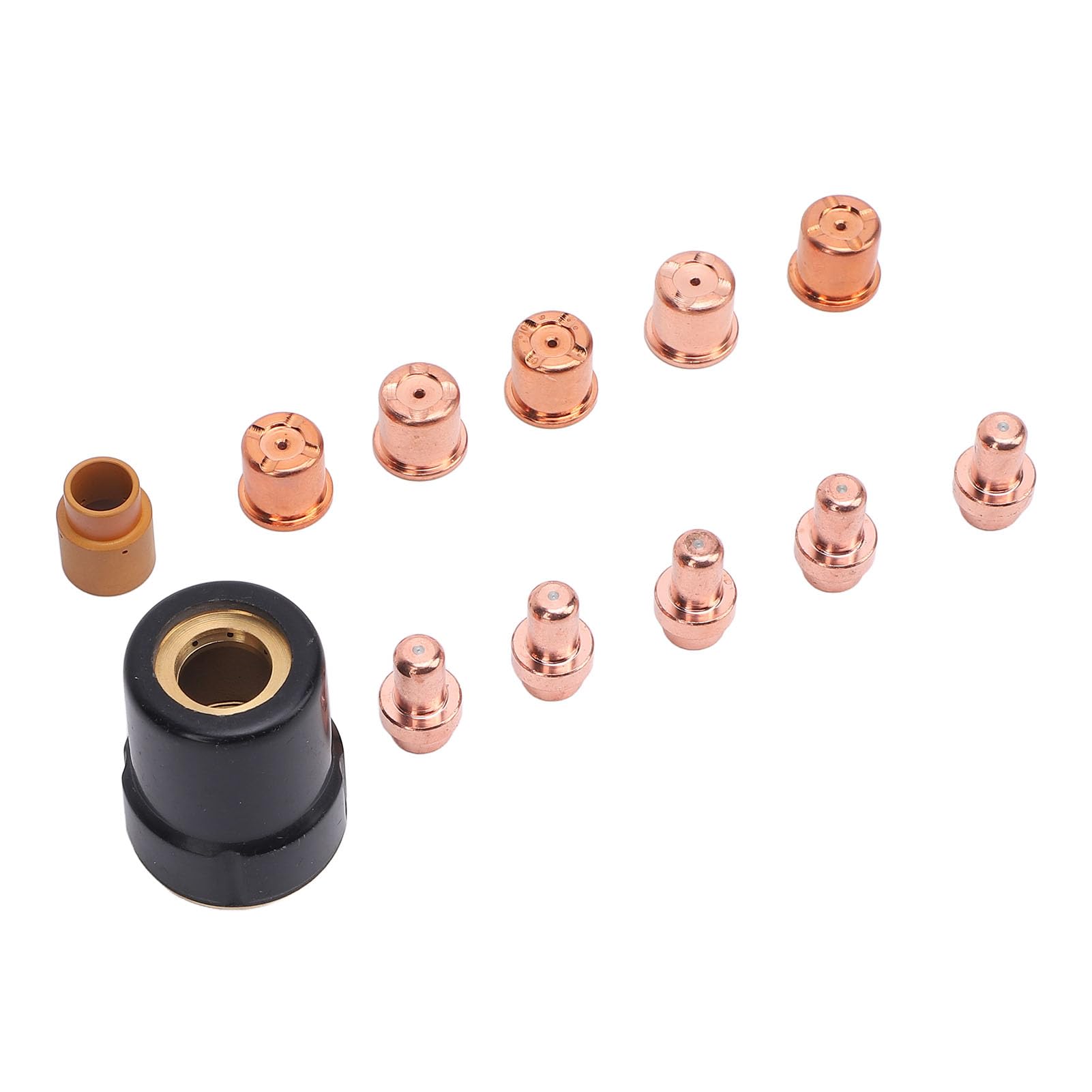 Plasma Cutter Tip Electrode Kit, 12 Pcs Set Plasma Cutter Electrode PC0003 for CB50