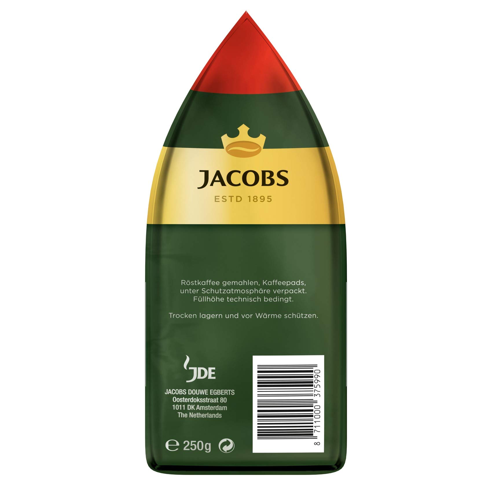 JACOBS Pads Crema Classic Senseo kompatibel Vorteilspack 5x 36 = 180 Kaffeepads
