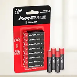 Avant - Kit 16 Pilhas Alcalina Palito AAA 1.5v Cod: 408030032 Avant Use