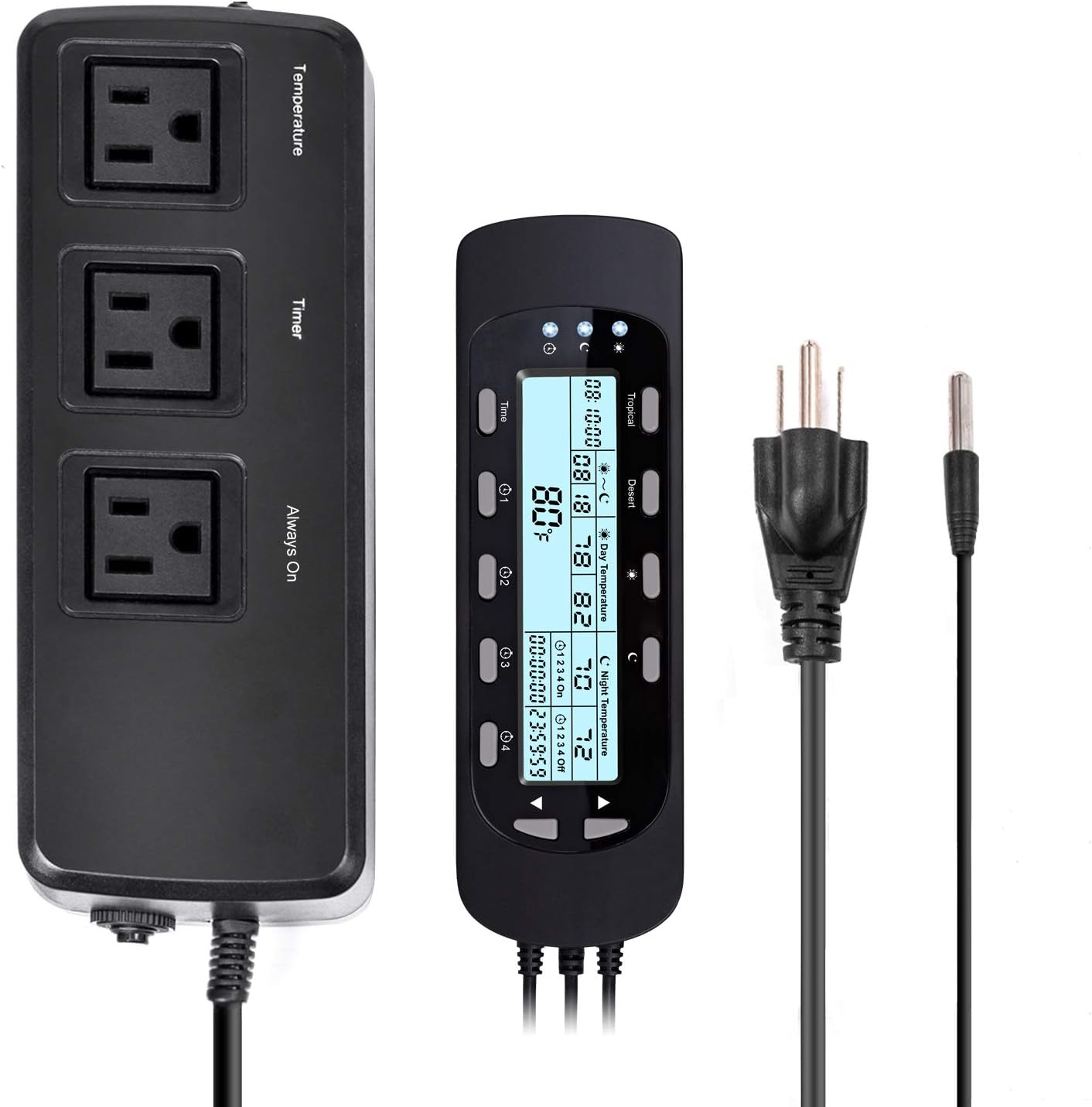 REPTI ZOO Digital Thermometer Temperature Controller