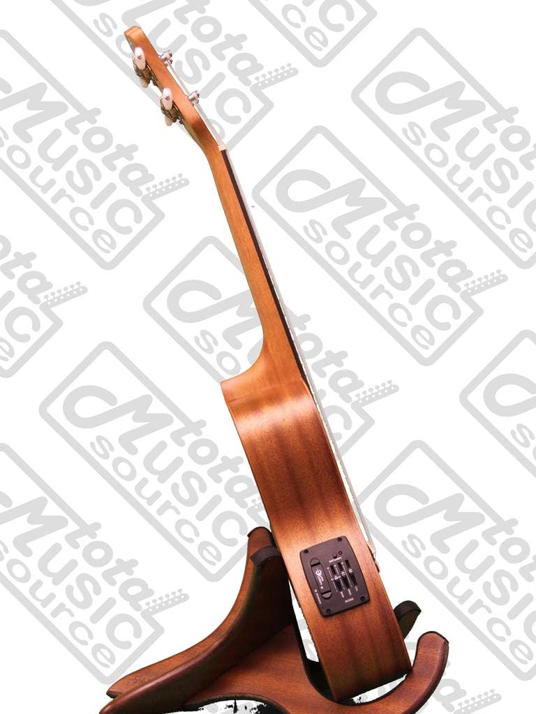 Luna Mahogany Series Maluhia Peace Acoustic-Electric Concert Ukulele W/Gigbag,Tuner,Strings & PC