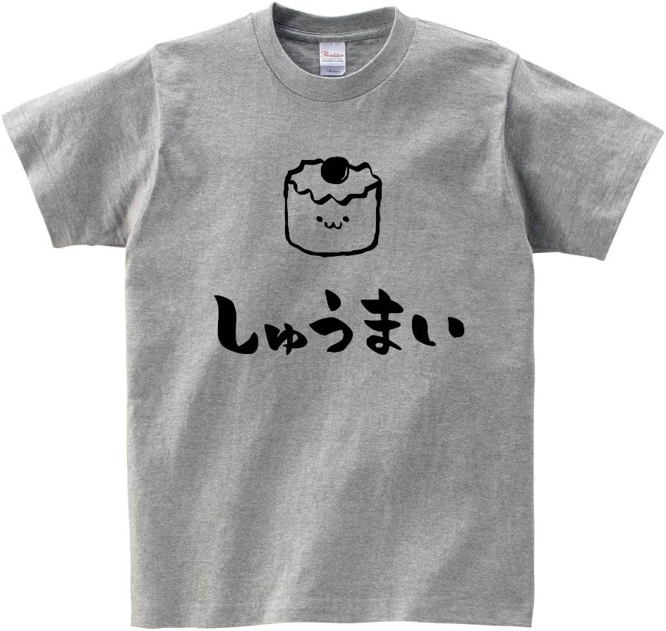 Amazon | [サモエスキー] しゅうまい 焼売 中華 食べ物 筆絵 イラスト おもしろ Tシャツ 半袖 イエロー S | Tシャツ・カットソー  通販