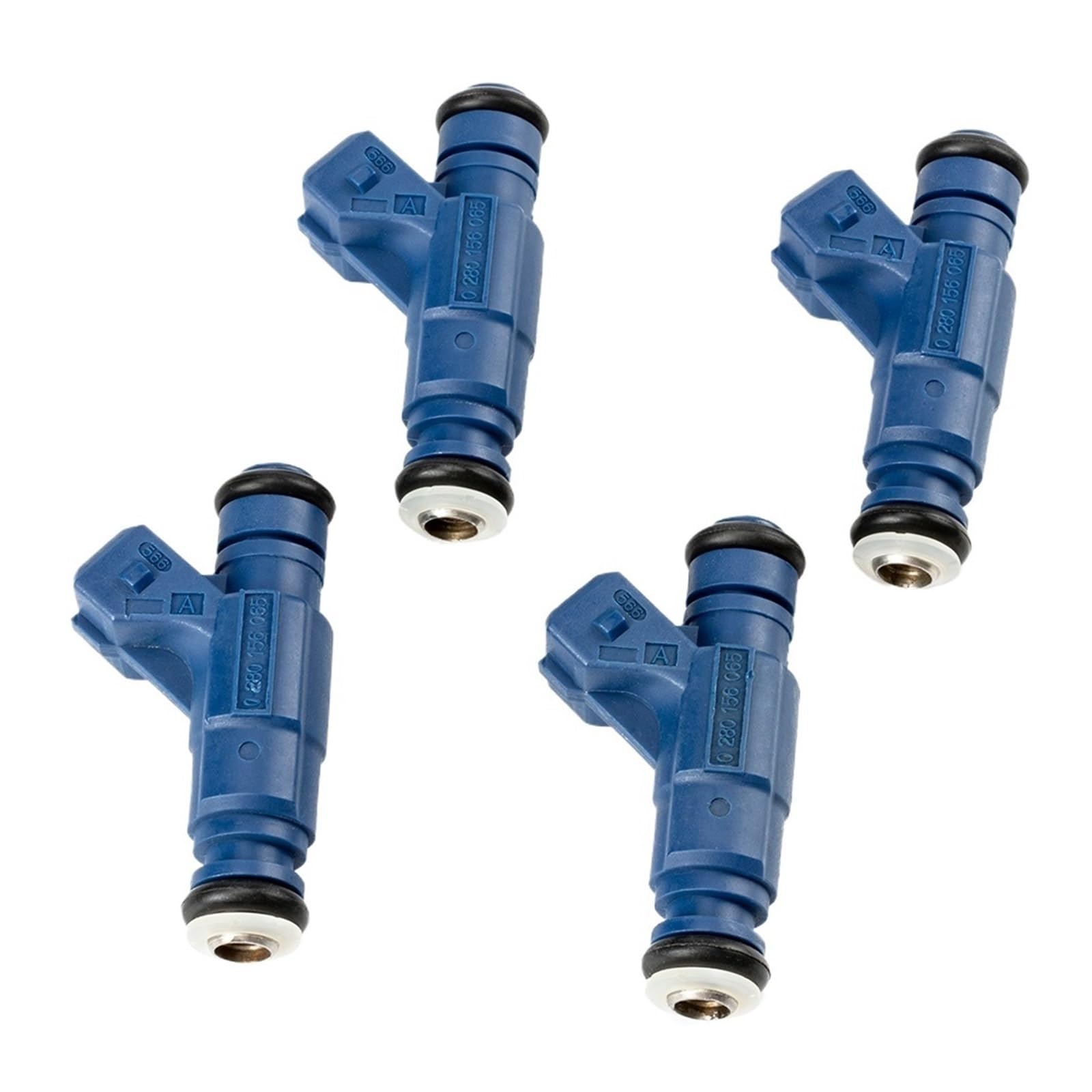 Fuel Petrol Injector Nozzle Fit for Audi A4 Quattro 1.8L Fit for VW Passat 1.8L FJ671 06B133551M 1PCS/4PCS Fuel Injector Nozzle 0280156065 Diesel randstofinjector(4PCS)