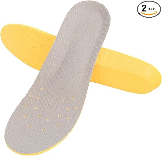 Memory Foam Insoles, Shoes Inserts for Women and Men, Kids Insoles, Providing Arch Support, Great Cushion and Shock Absorption, Relieve Foot Pain
