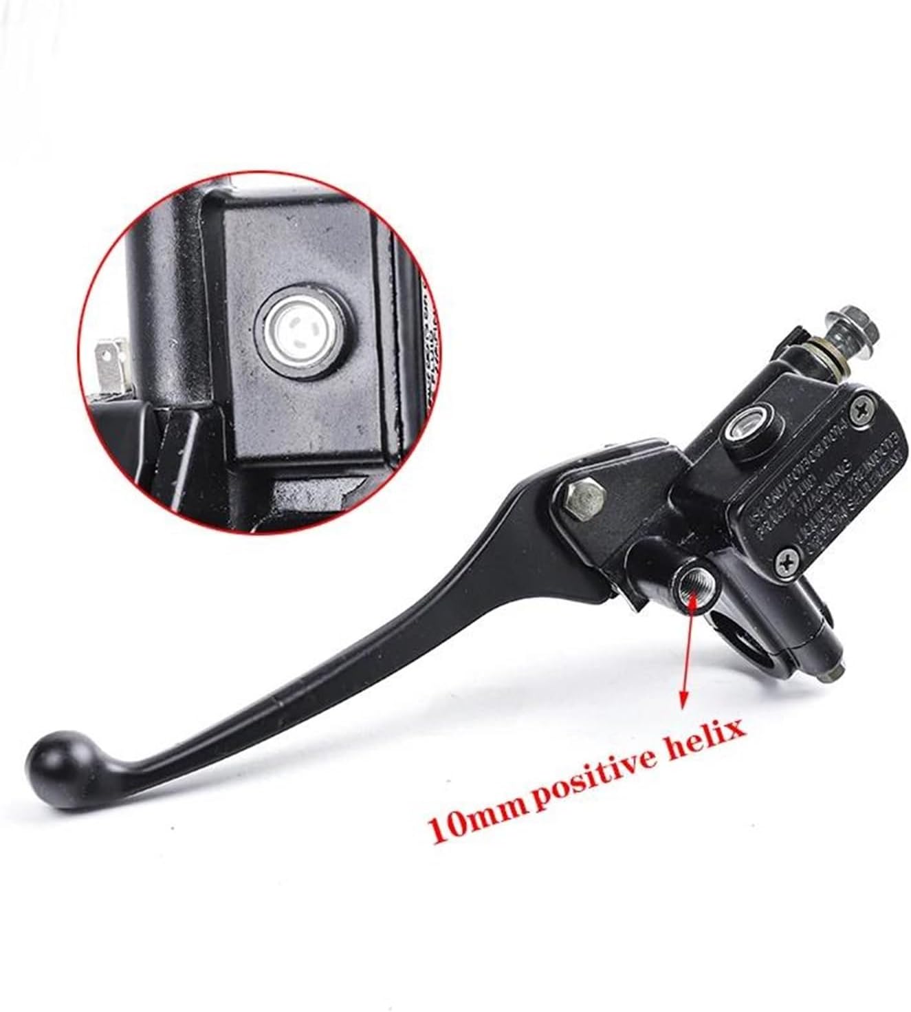 Motorcycle Brake Pump Front Brake Clutch Master Cylinder Hydraulic Brake Lever For Dirt Pit Bike ATV Quad Moped Buggy Go Kart(A Pair)