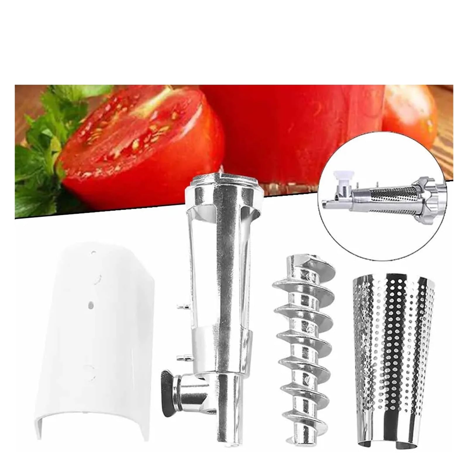 Accessorio for Parti di Filtro for spremiagrumi di Pomodoro Mixer Compatibile con Kitchenaid tritacarne Modello di smerigliatrice Compatibile con KSMF Compatibile con GA