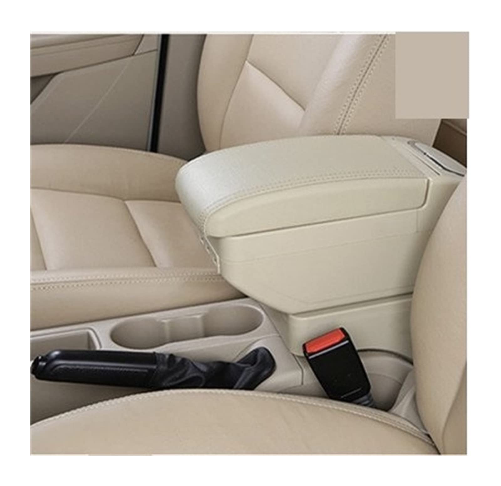Car Armrest Box Car Armrest Box Internal Retrofit With USB Charging Ashtray Car Accessories For Toyota For Aygo X(F3 No USB)
