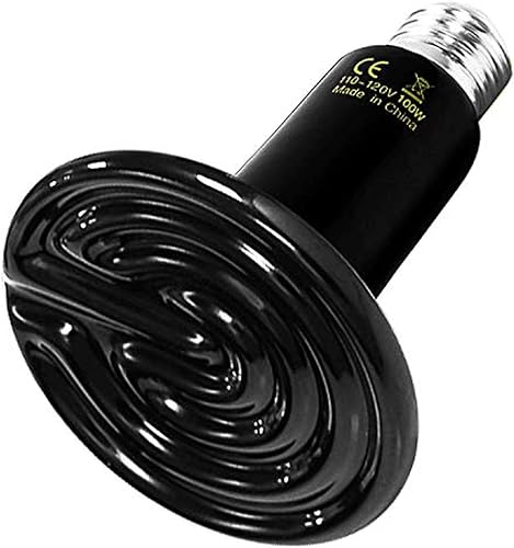 Vista 54 de Simple Deluxe Bombilla de lámpara de calor de reptil 40W ningún calentador de cerámica ligero del cocinero del emisor de calor de la crianza