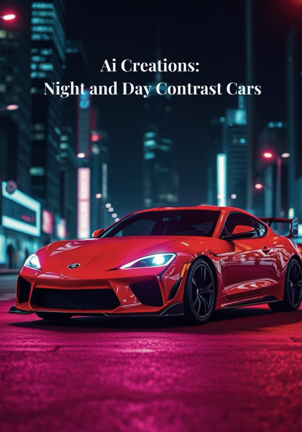 AI Creations: Night and Day Contrast Cars