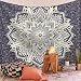 Tapiz de Mandala indio para colgar en la pared, manta de playa de arena, tienda de campaña, colchón de viaje, tapices bohemios P25 200x150cm
