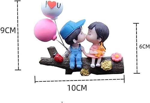 Miniatura 7 de Lindos adornos para parejas, decoración de automóvil, lindos dibujos animados para parejas, decoración de tablero de instrumentos de caricaturas,