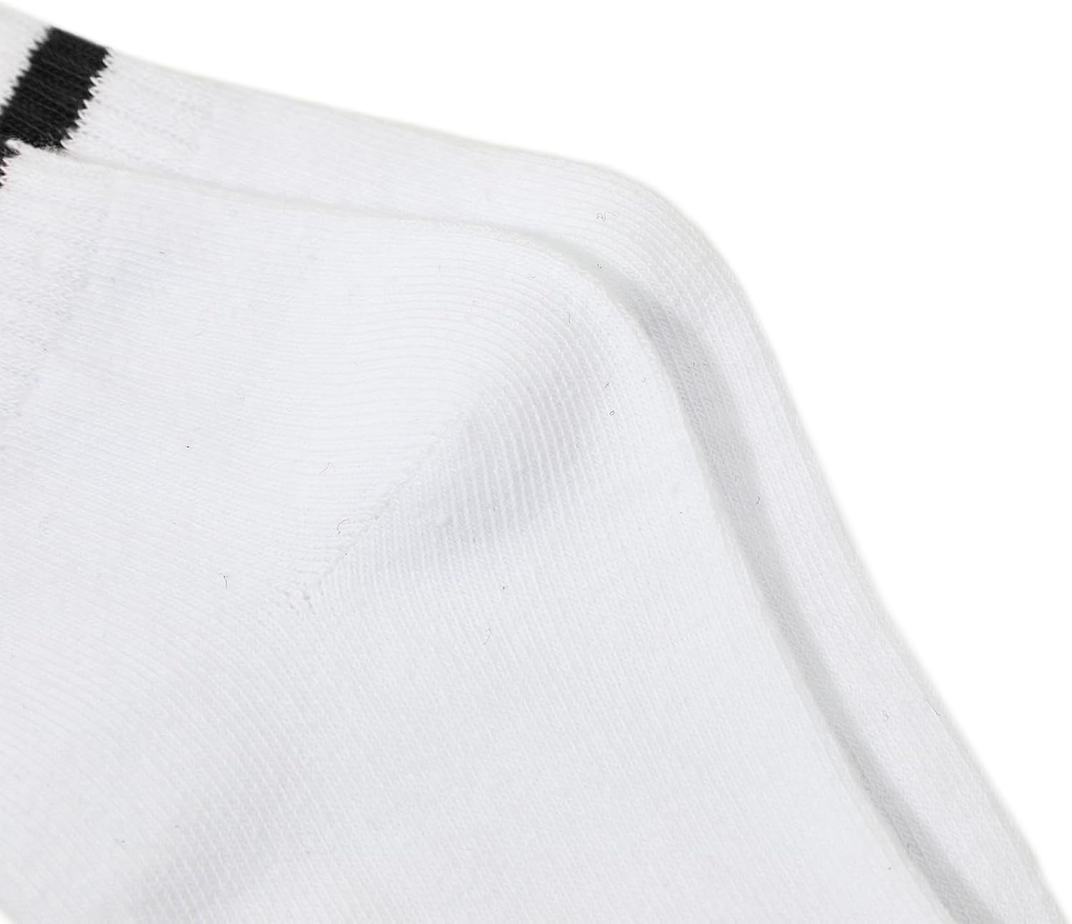 American Trends Kids Athletic Boys Girls Crew Socks Toddler Striped Socks School Uniform Socks 4 Pairs 4-12 Years - Image 4