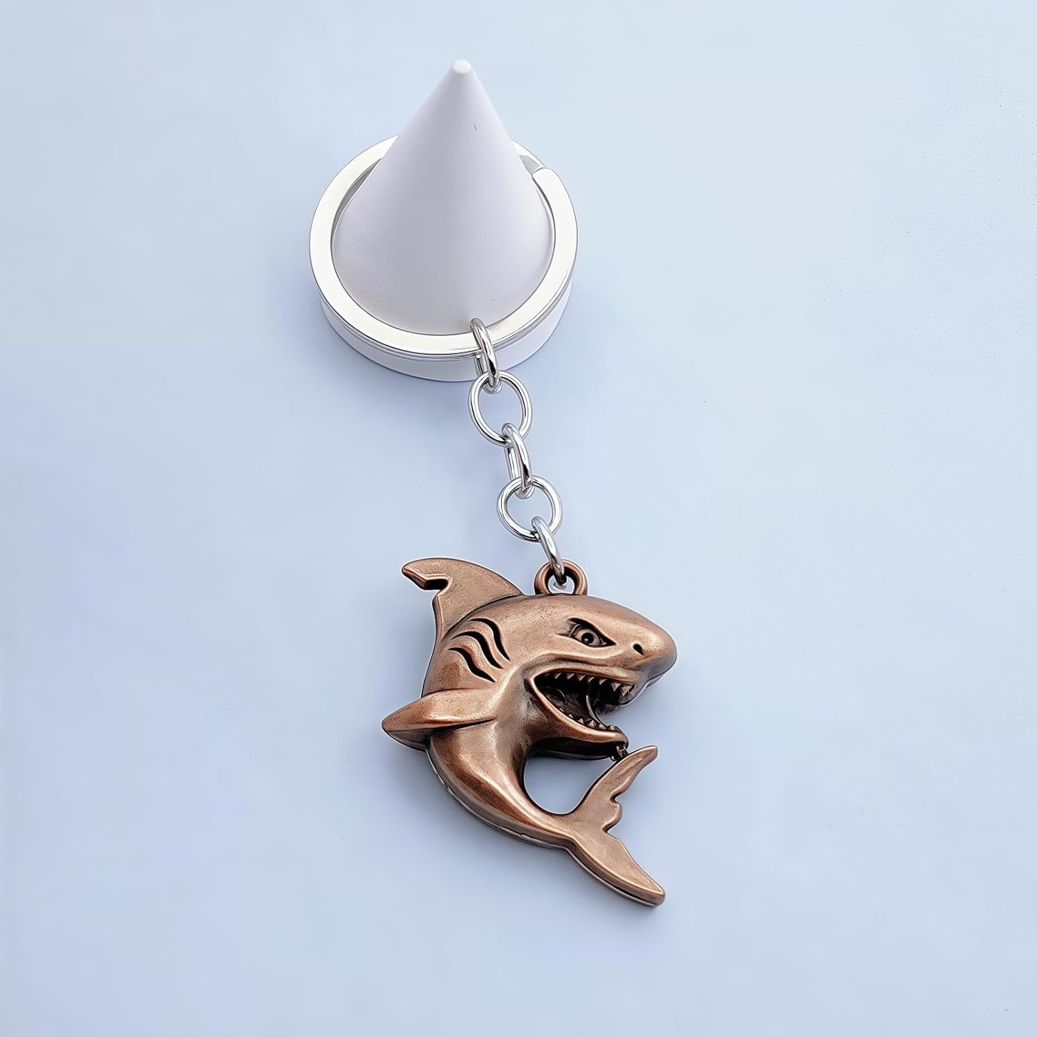 2 Pack Set Shark Keychain for Women Men,Shark Animal Charm Set Key Chain Accessories Gifts For Car Key Ring,Backpacks - Image 6