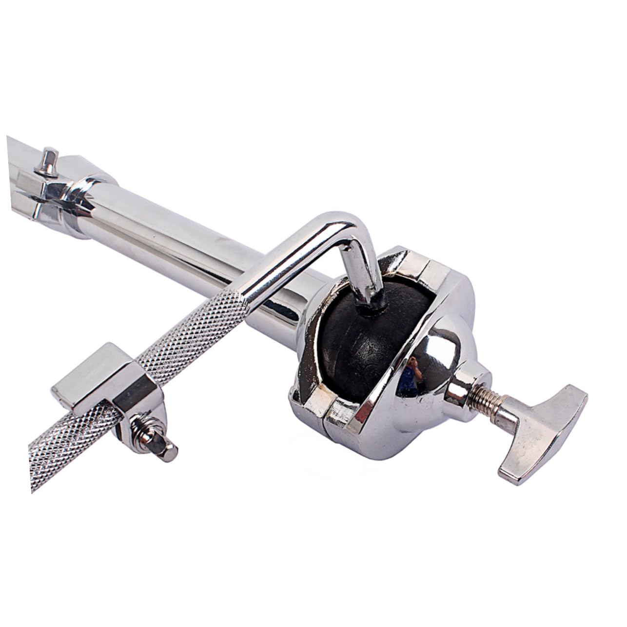 BESTonZON Cymbal Boom Arm Holder for Drum Set Aluminum Alloy Drum Accessories Low Profile Boom Arm Mount Adjustable Cymbal Part