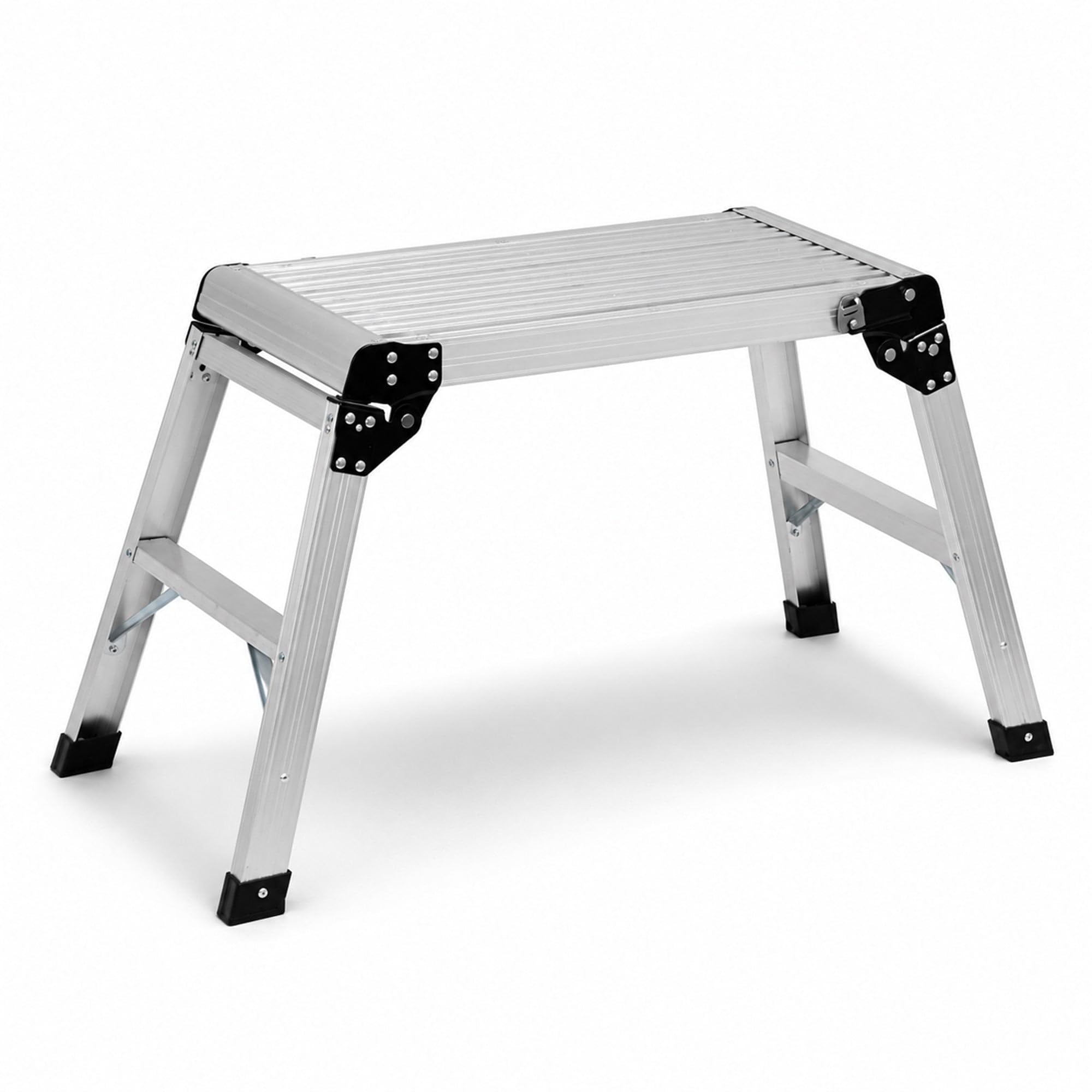 Oypla 150kg Folding Aluminium Work Platform Step Up Bench Ladder EN131
