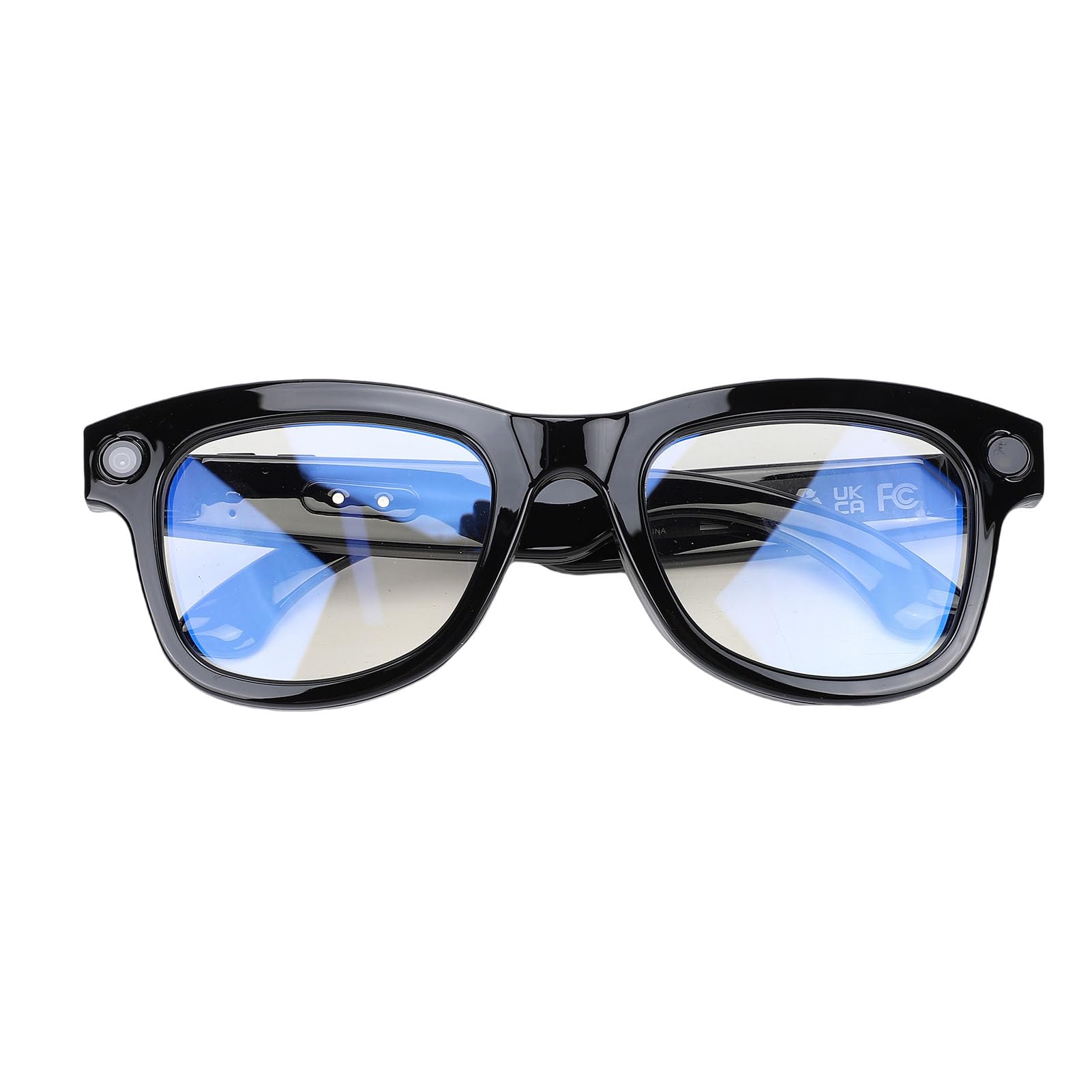 Lunettes Intelligentes AI avec Caméra, Appels Musicaux Bluetooth, Contrôle du Volume de Traduction en Temps Réel pour Plus de 100 Langues, Reconnaissance de Photos.Technol