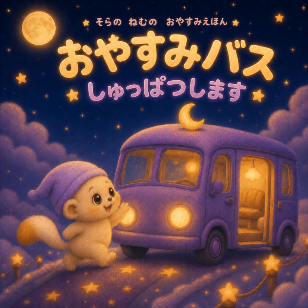おやすみバス　しゅっぱつします (そらの　ねむの　おやすみえほん)