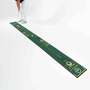 Wellputt Start 2.0 Golf Putting Mat 13ft Indoor Putting Training Mat with Alignment Guides