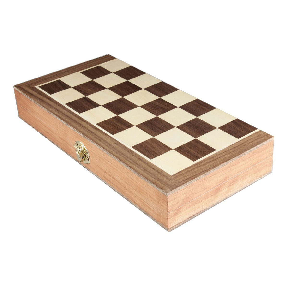 Juego de ajedrez plegable de madera estándar 12x12 pulgadas, juego de mesa estándar de ajedrez internacional con piezas magnéticas hechas a mano. 8