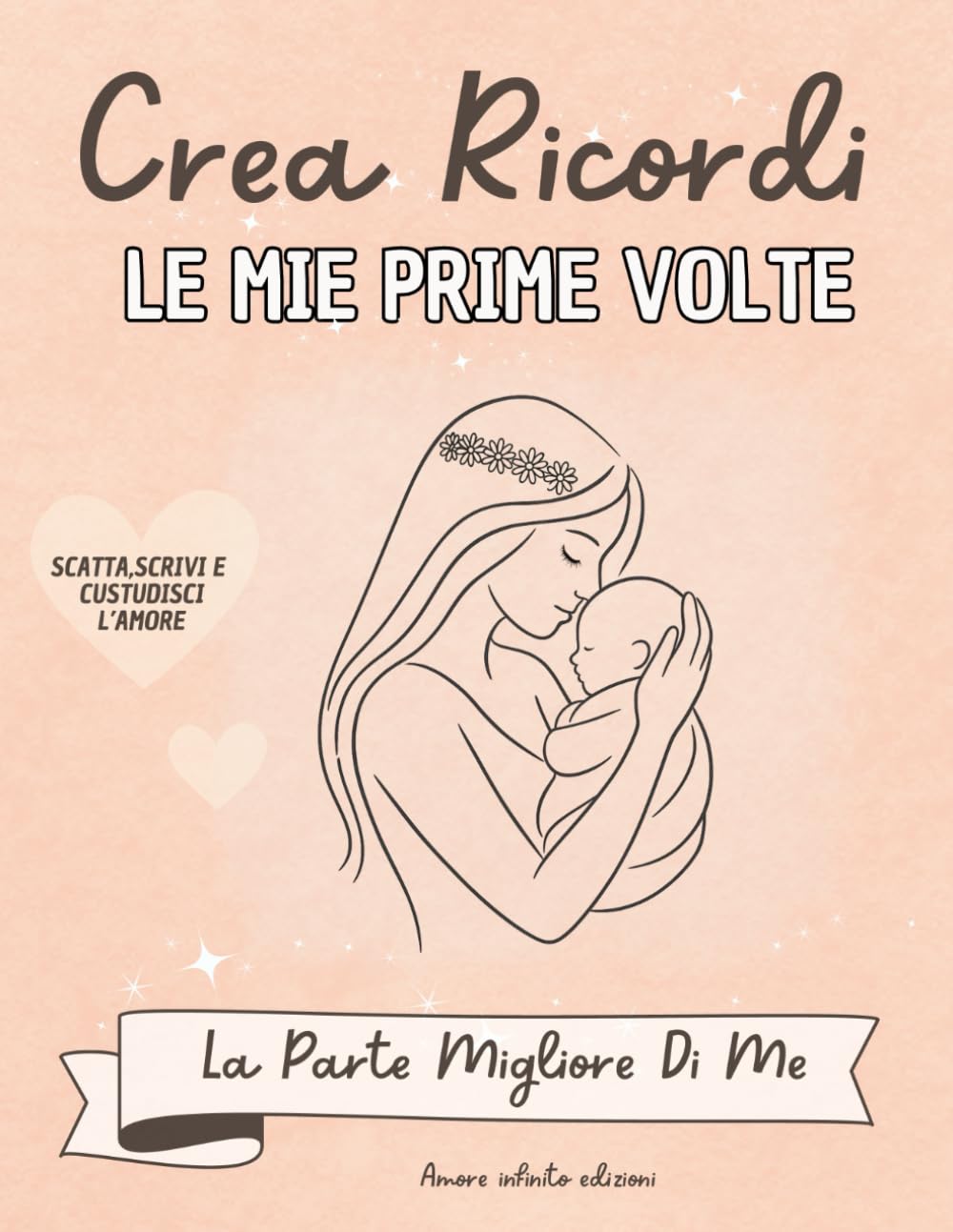 Crea Ricordi Album Nascita: Dove Inizia L' Amore Che Non Finirà Mai , La Parte Migliore Di Me!