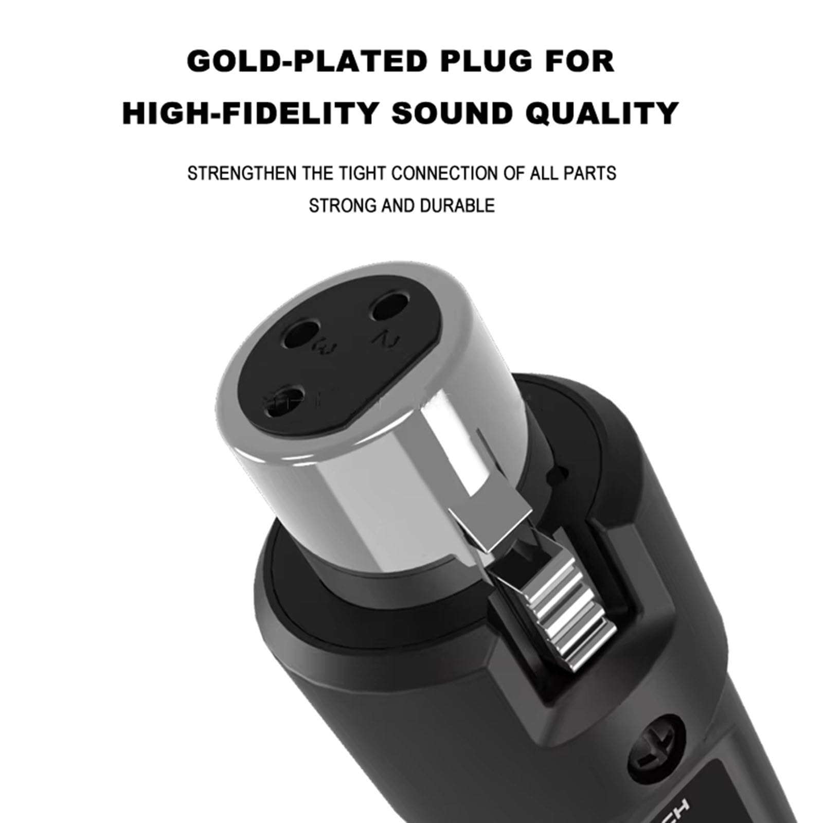 Système Émetteur Récepteur XLR Sans Fil 2.4GHz - Adaptateur Micro Pro Pour Micro, Mixeur, Sonorisation