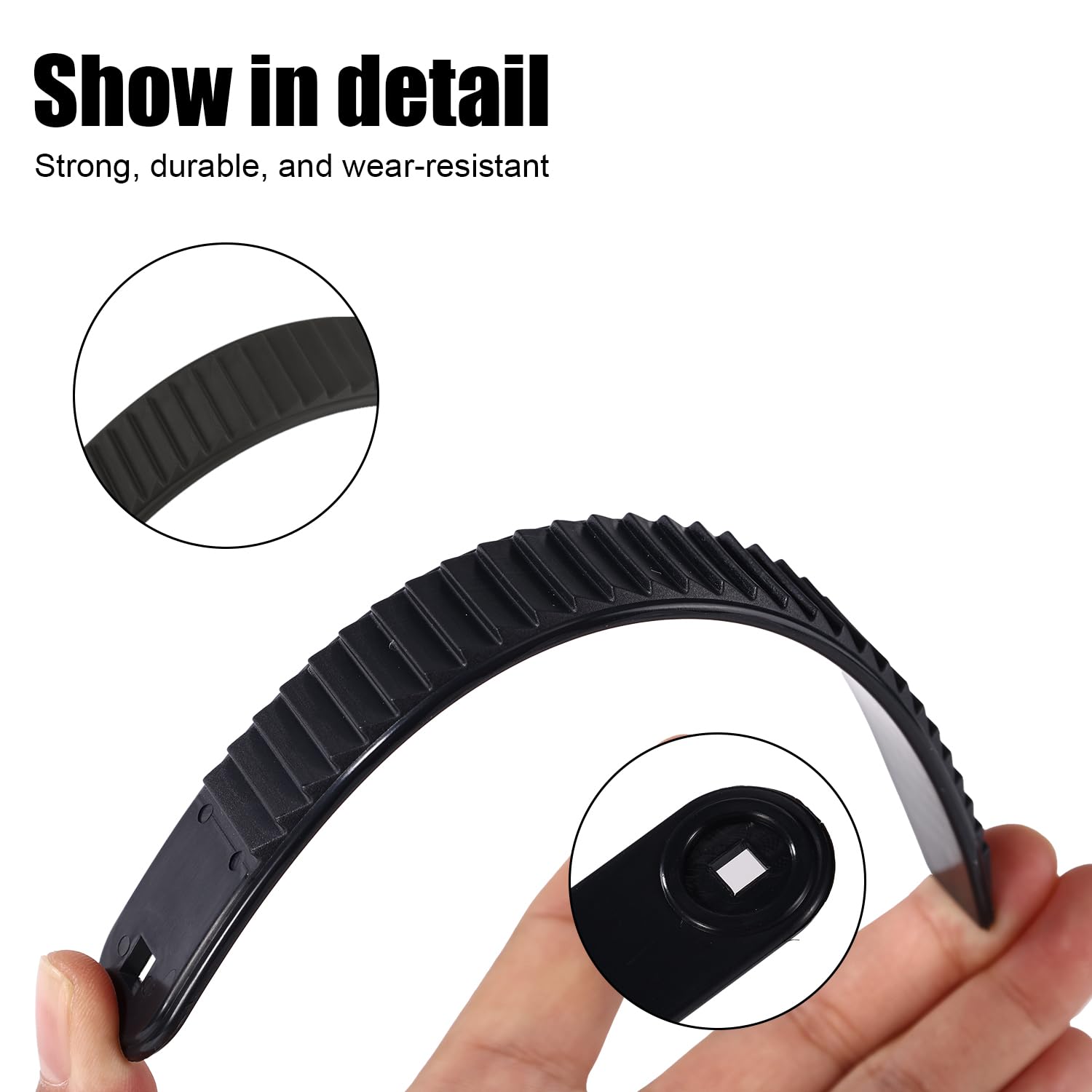 BOXOB 4uds Correas de Snowboard, 17,5x2,1cm Alta Elasticidad Repuesto