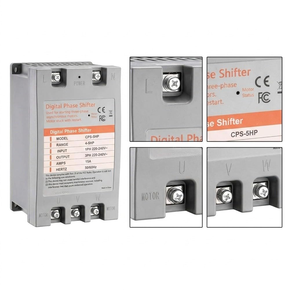 NbgrvB Einzel-zu-3-Phasen-Umrichter 5 PS, 220 V 15 A Digital für Phasens