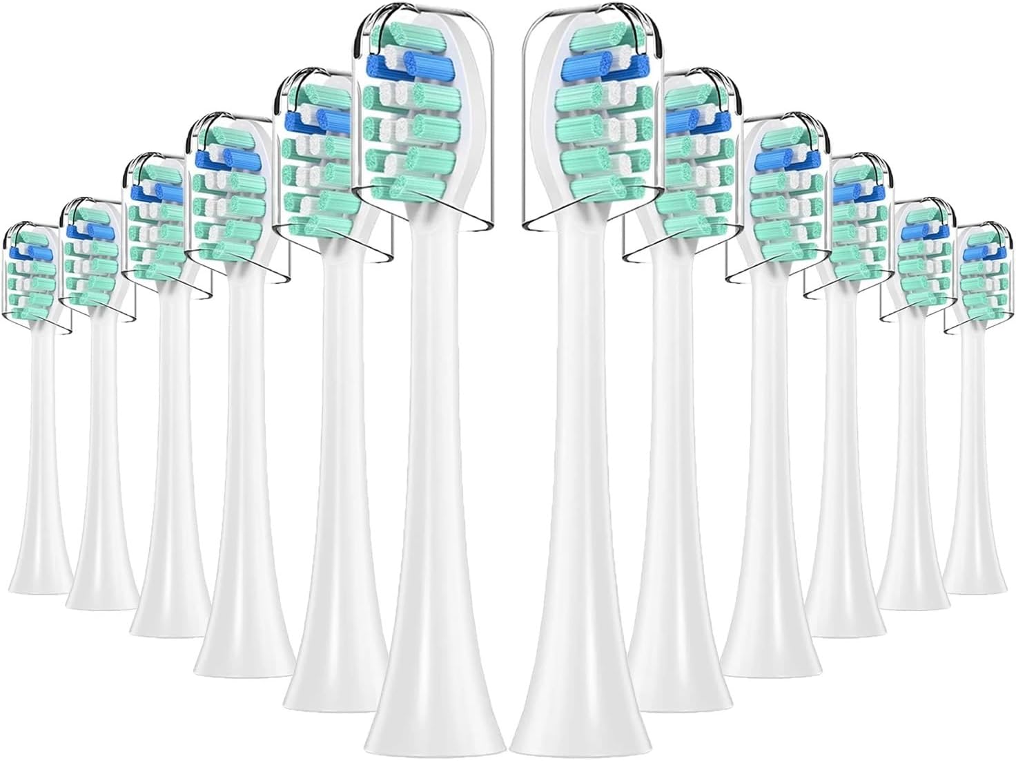4-16pcs Toothbrush Replacement Heads ，Compatible for PH Replacement Heads, Electric Brush Head for 4100 5100 6100 9023(Ivory)
