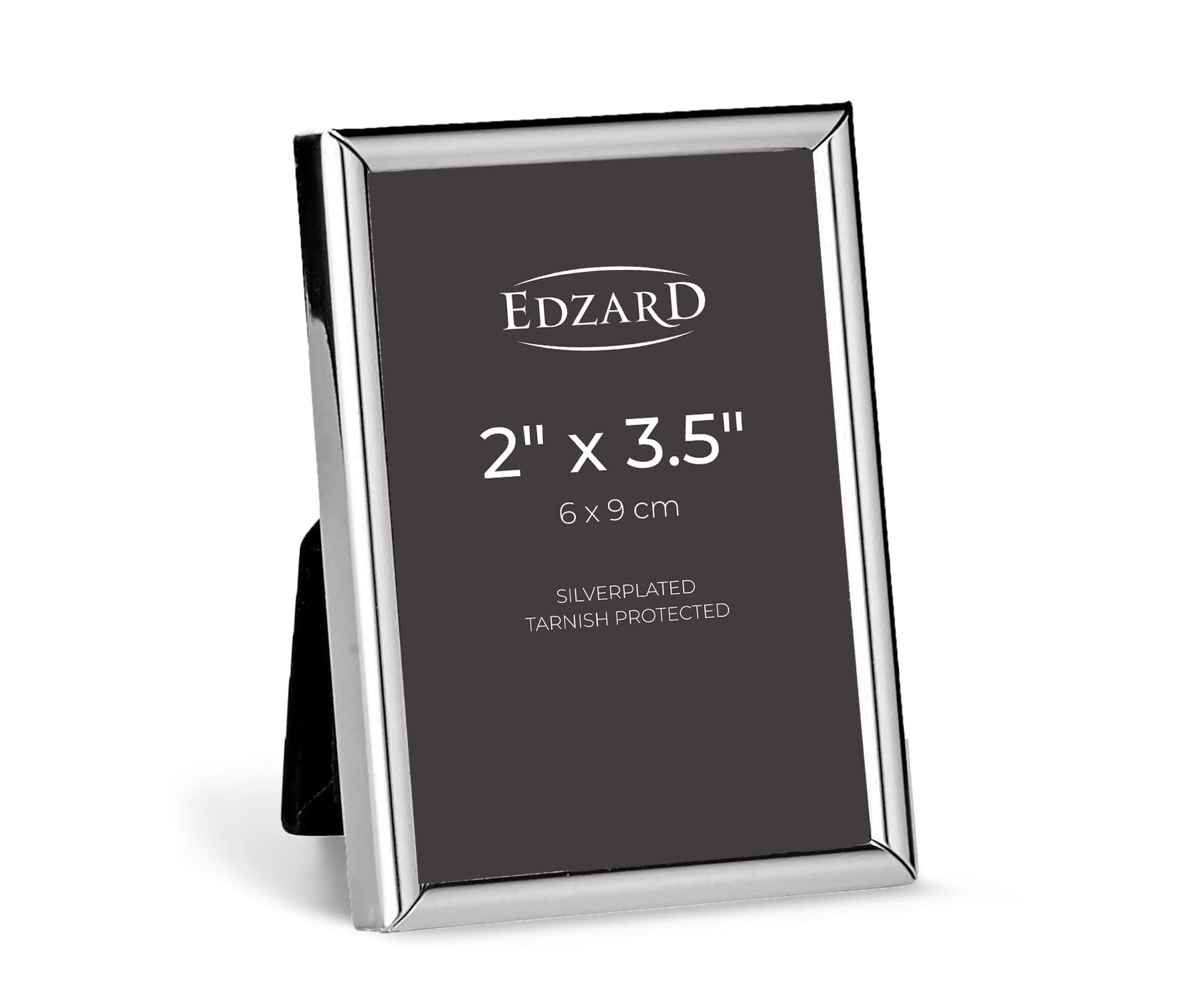 Edzard Photo Frame Genoa 2x3 inch (6x9cm), silver plated, tarnish protected