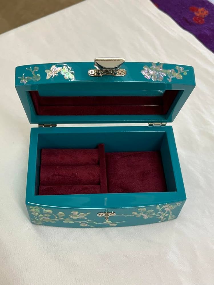 Amazon.co.jp: 韓国お土産 螺鈿細工の宝石箱 伝統工芸品 漆器