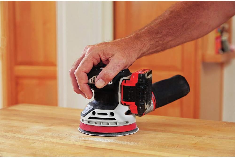 PORTER-CABLE 20V MAX* Random Orbital Sander, Cordless, 5-Inch, Tool Only (PCCW205B)