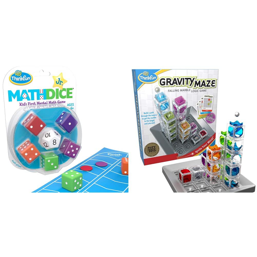 Buy Think Fun Math Dice Junior Game for Boys and Girls Age 6 and Up