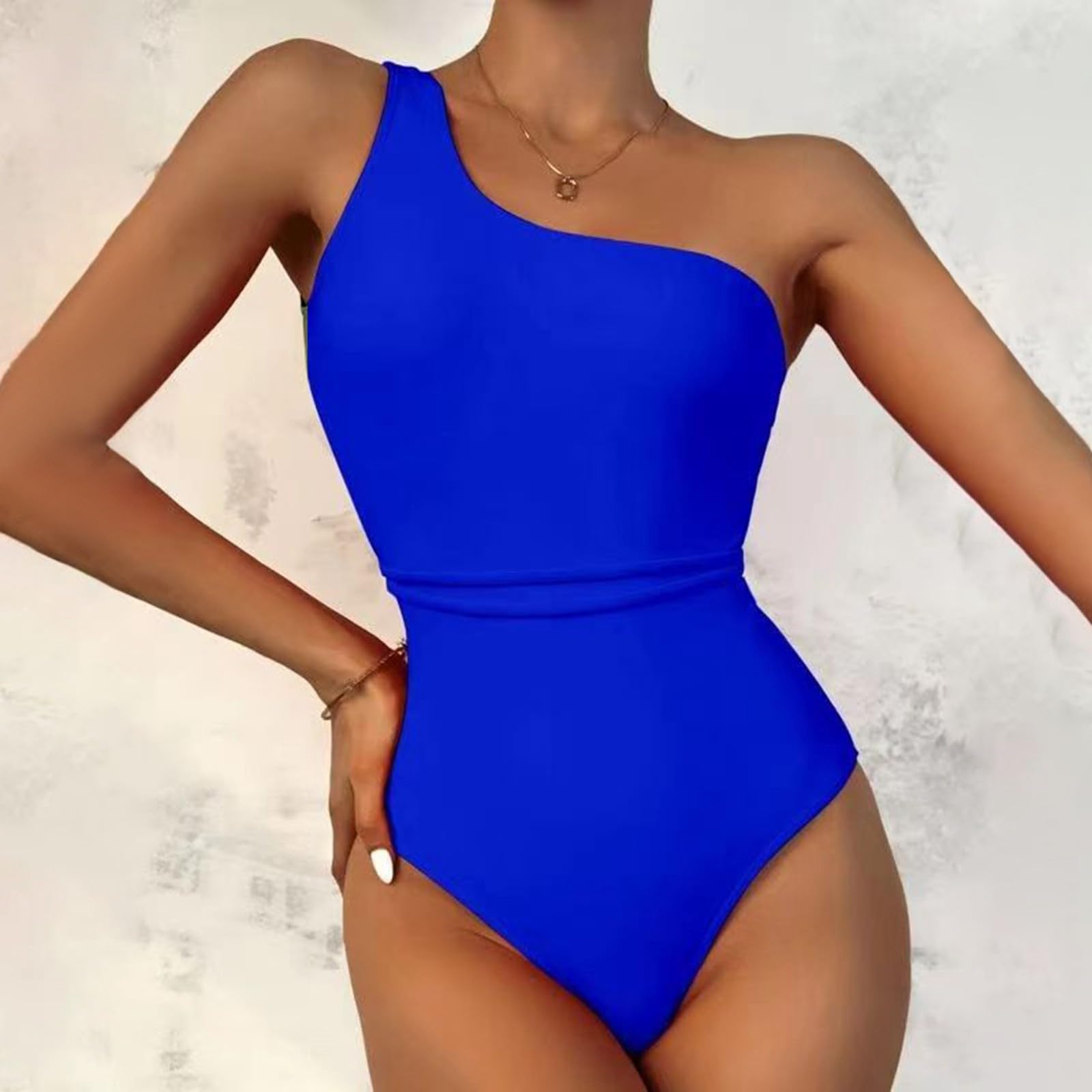 Moda Damska Seksowny Wielokolorowy Strój Kąpielowy Bez Pleców, Czerwony, L