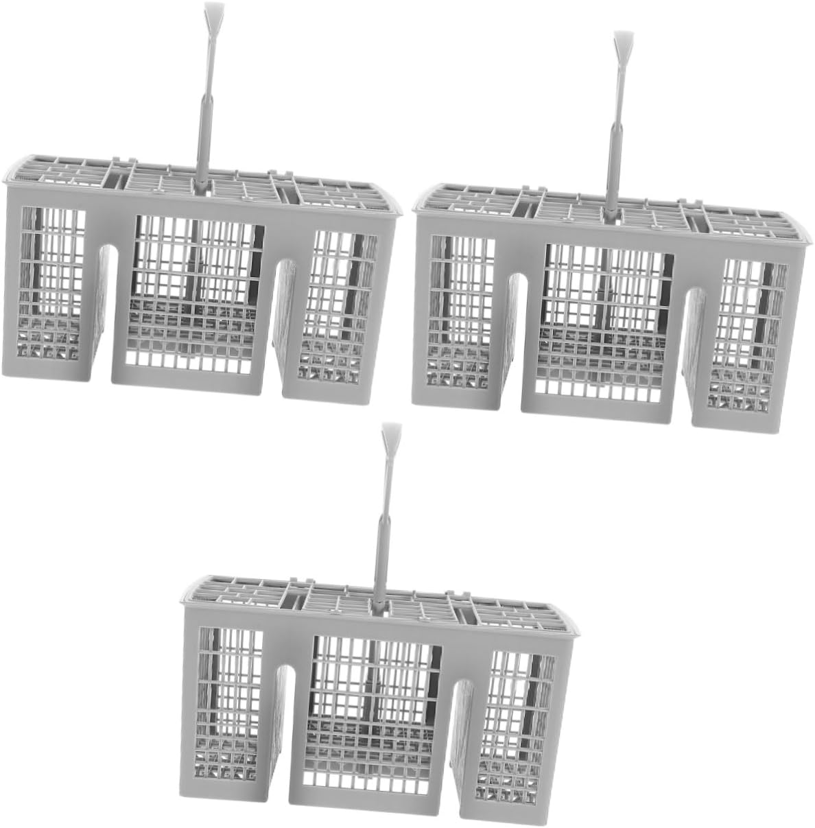 3pcs Dishwasher Utensil Basket Cutlery Drainer Silverware Organizer for Dishwasher